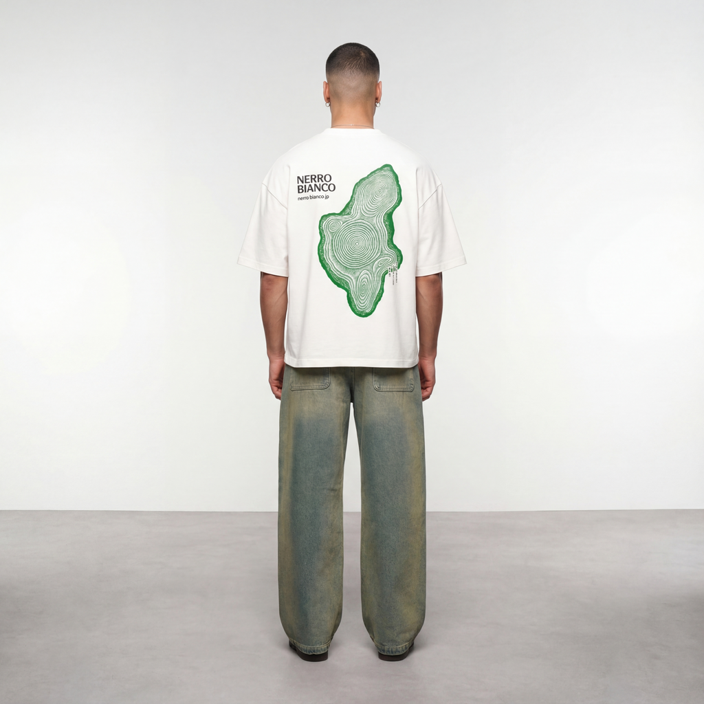 Green Wood Oversized T-Shirt
